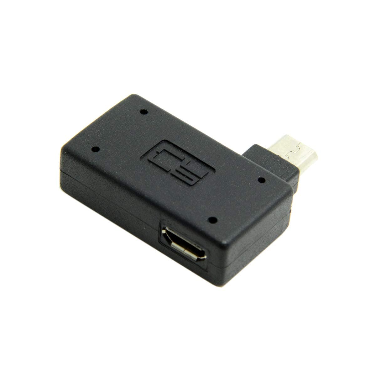 ChenYang 90 Degree Right Angled Micro USB 2.0 OTG Host Adapter with USB Power for Galaxy S3 S4 S5 Note2 Note3 Cell Phone & Tablet