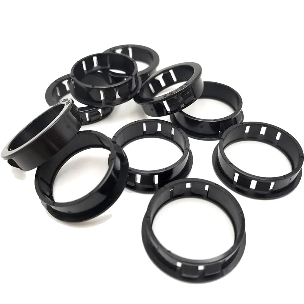 1-1/2 Inch Cable Snap Bushing Grommet Protector Black Nylon Snap in Cable Hose Bushing Grommet Round Snap Bushing 10pcs