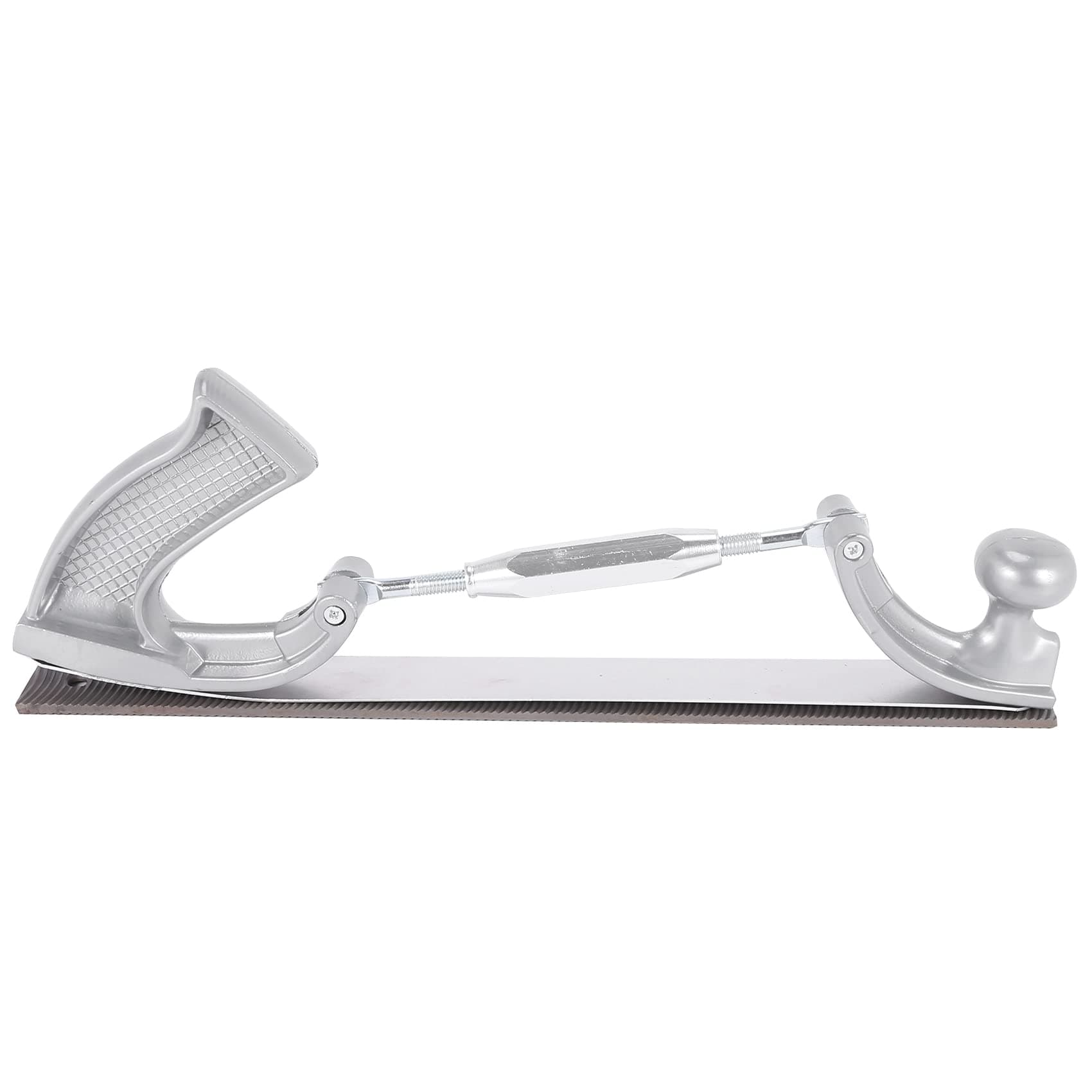 Uziurl Adjustable Frame Milled Tooth Car Body Polisher Files Metal Panel Polishing Curved Tooth Steel File Holder(Medium)