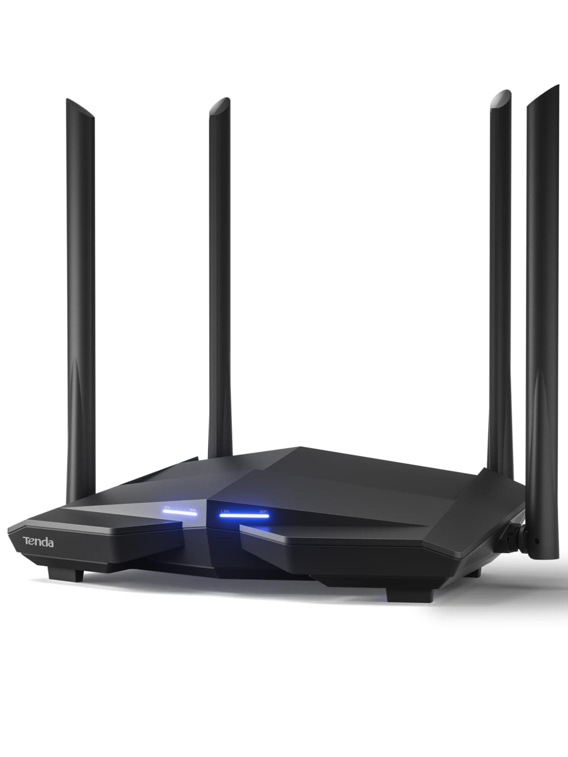 Tenda AC1200 WiFi Router, Dual Band Gigabit Wireless Internet Router - 4 Gigabit Ports, Up to 1.2 Gbps Speed, MU-MIMO, Beamforming, Parental Control, Guest WiFi, IPv6, Easy Setup(AC10)