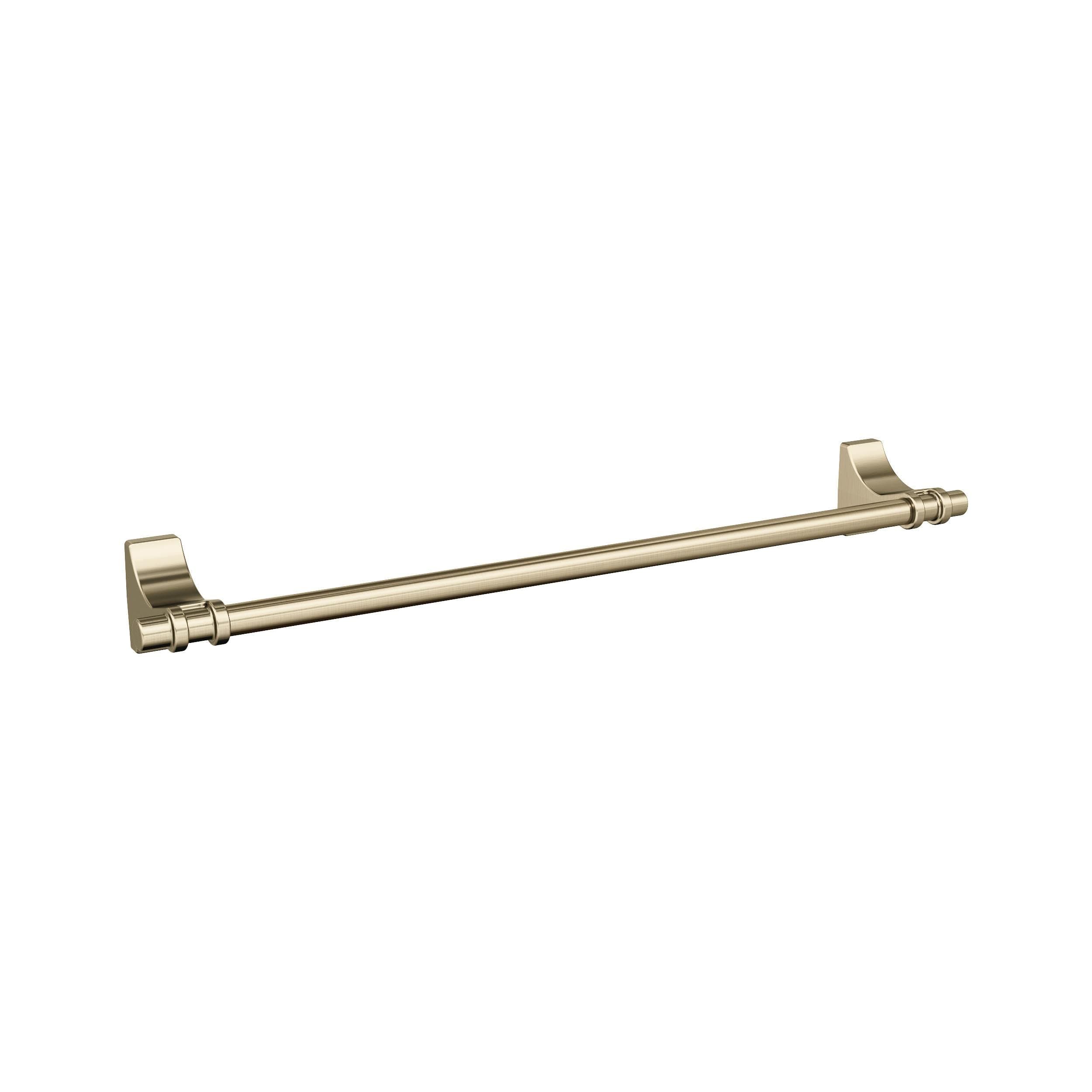 Amerock BH36053BBZ | Golden Champagne Towel Bar | 18 in (457 mm) Towel Rack | Davenport | Bathroom Towel Holder | Bathroom Hardware | Bath Accessories