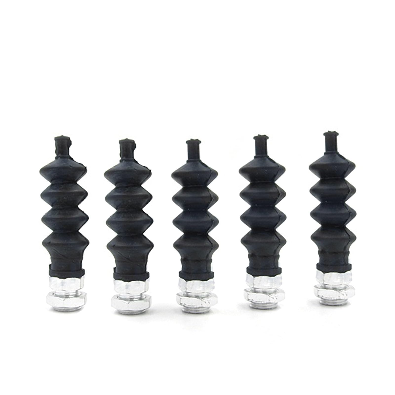 RC Boat Model Waterproof Bellows Sleeve Bellows Sleeve 42mm with Aluminum Base Accordion Cover Assembly