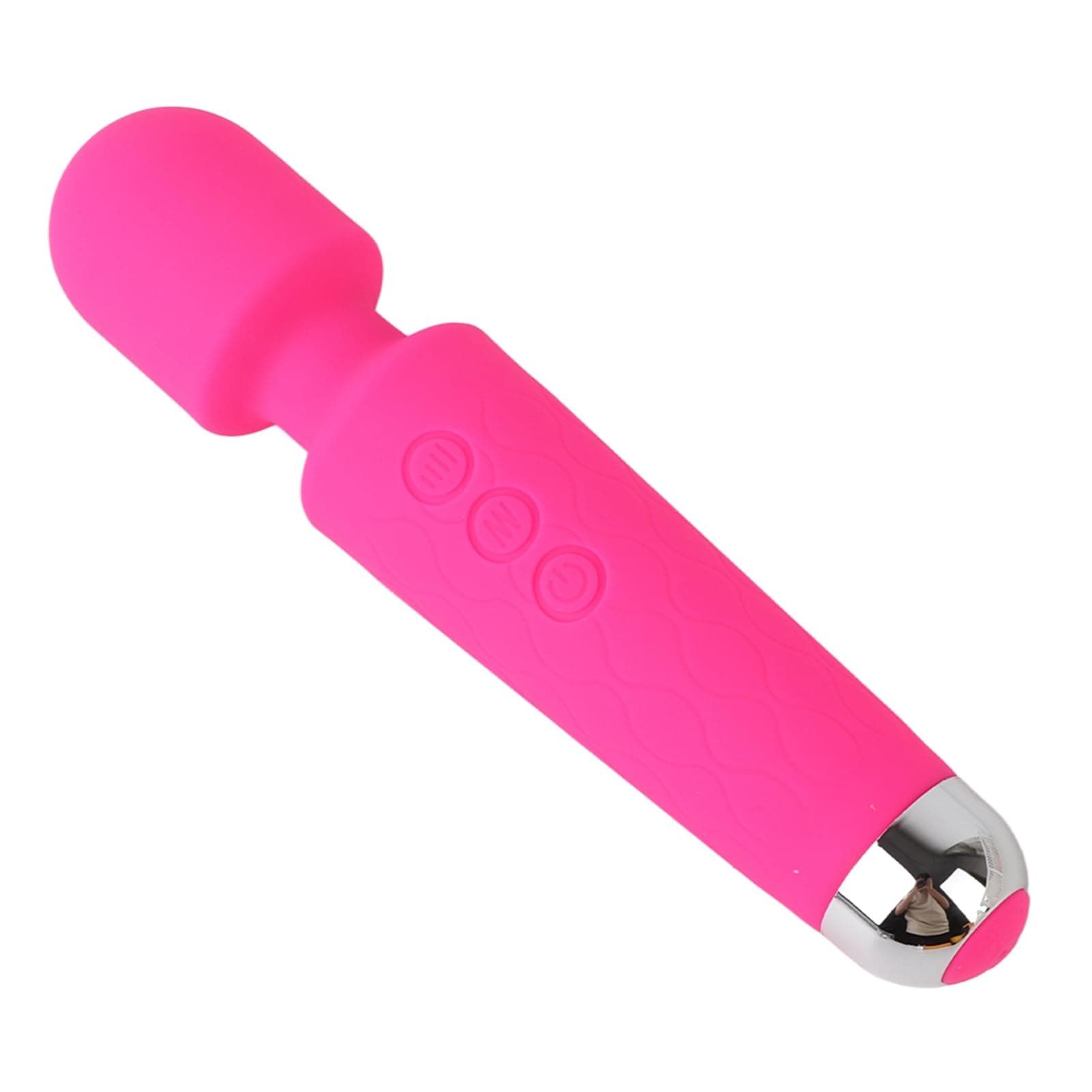 Personal Wand Massager,Handheld Waterproof USB Rechargeable Massage 20 Vibration Patterns 8 Speeds Low Noise Vibrating Massager