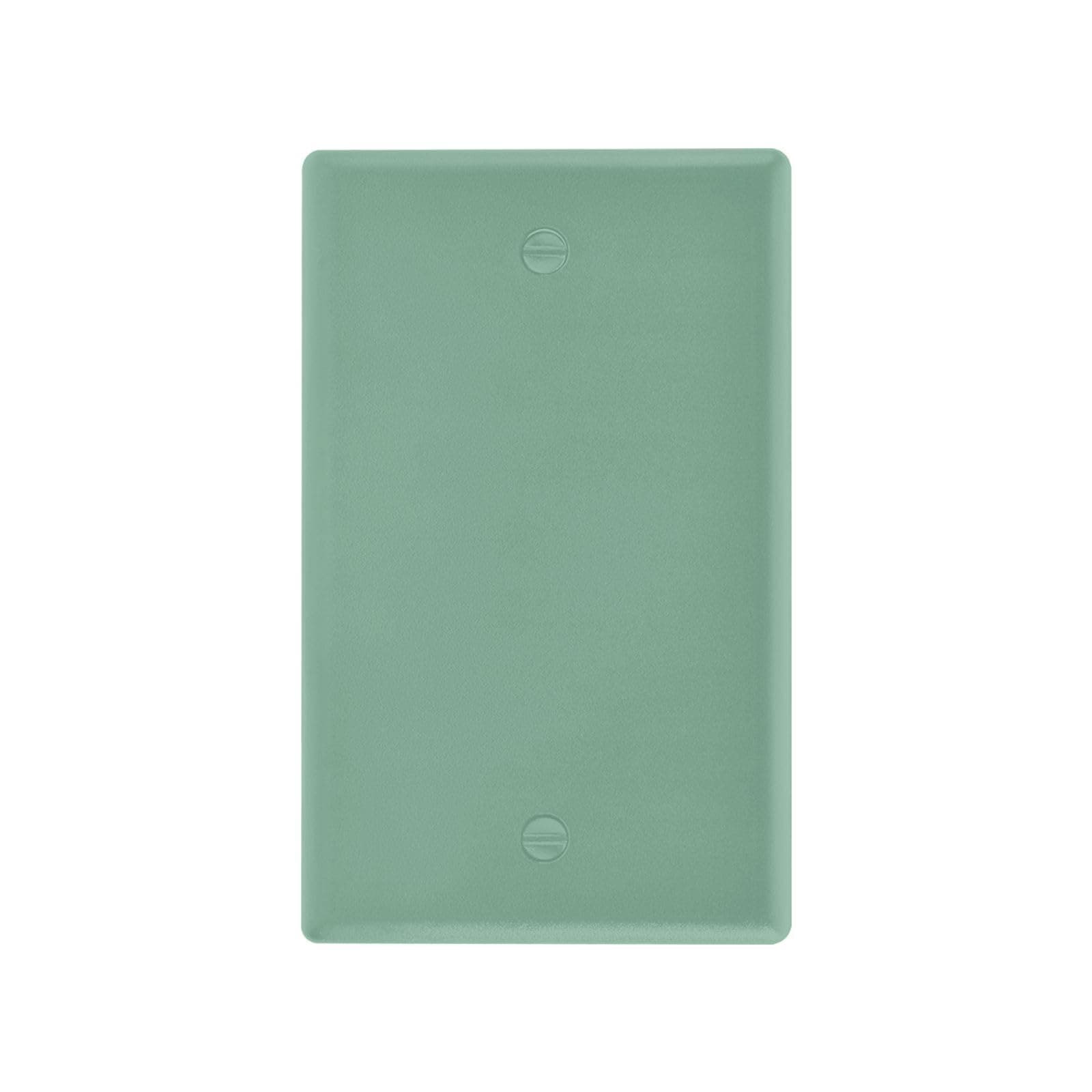 Sage Green Blank Device Wall Plate Light Switch Plates Electrical Outlet Covers Kitchen Home Decor H4.53 xL2.76 inch