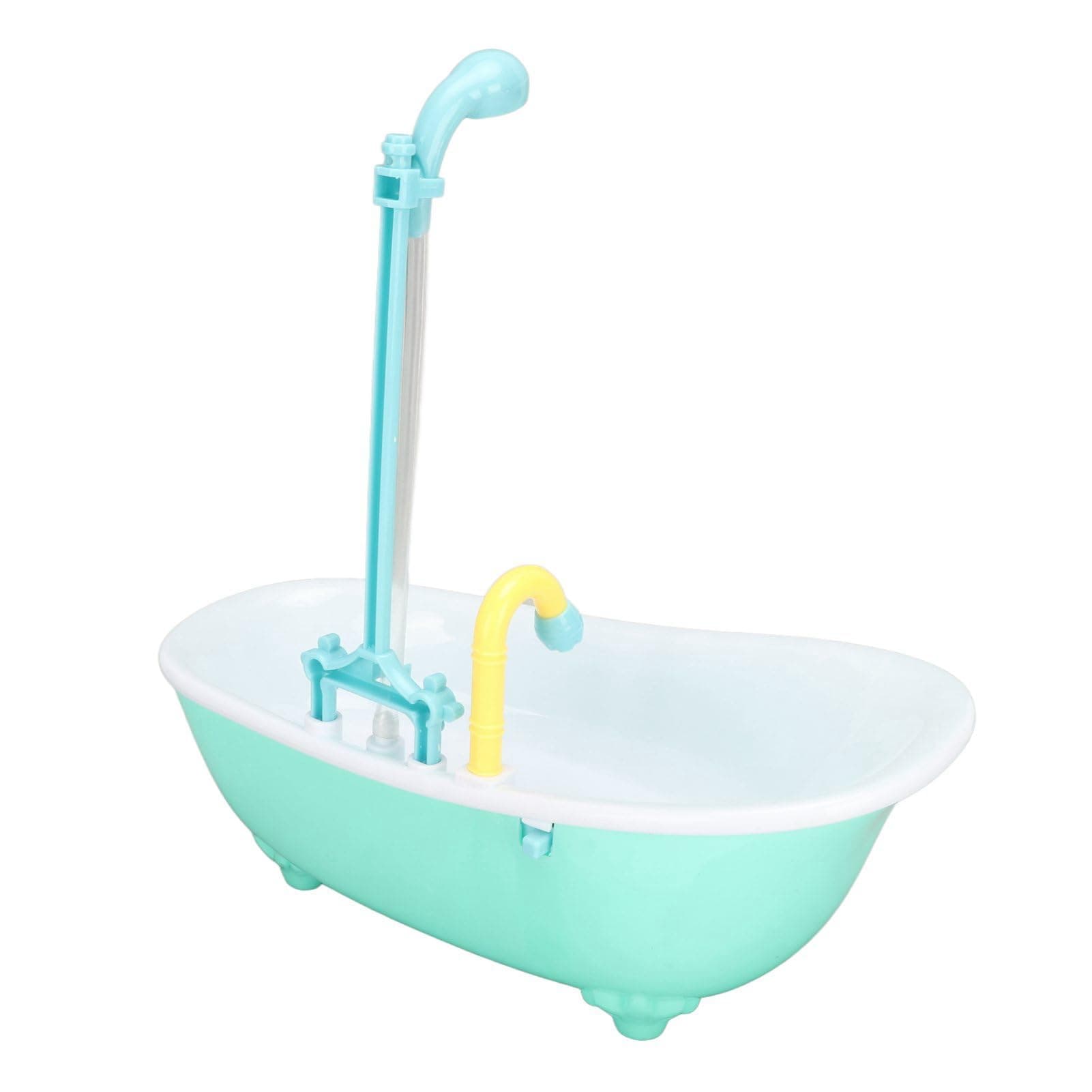Qiilu Automatic Bird Bathtub with Faucet - Bird Bathtub Multifunctional Cute Electric Automatic with Faucet for Shower Accessories - Shower Bowl