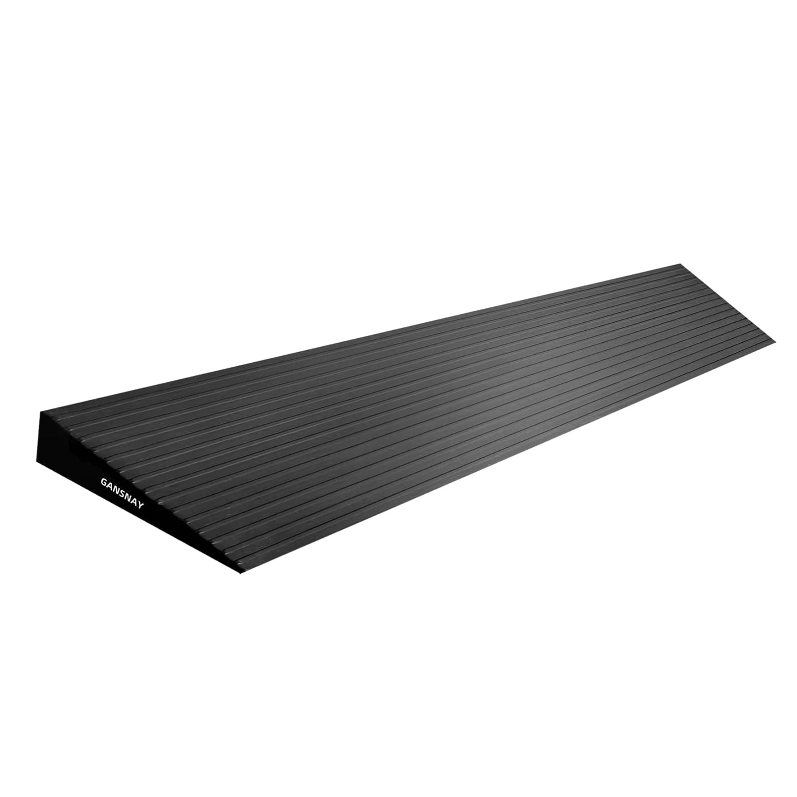 GANSNAY 1.4" Rise Threshold Ramps for Doorways, Driveways, Heavy Duty Solid Rubber 6000lbs Capacity, Non-Slip & Cuttable Handicap Ramp for Wheelchairs, Scooters, Strollers, Curbs- 1.4″Rise (35″×7.9″)