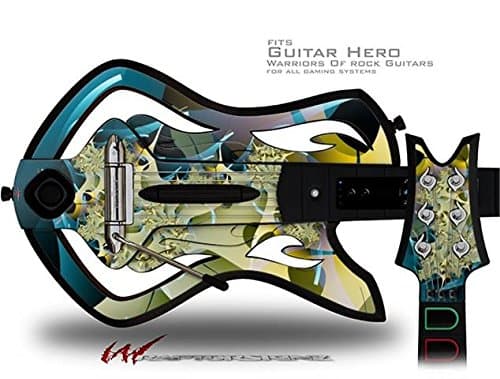 Construction Paper Decal Style Skin - fits Warriors Of Rock Guitar Hero Guitar (GUITAR NOT INCLUDED)