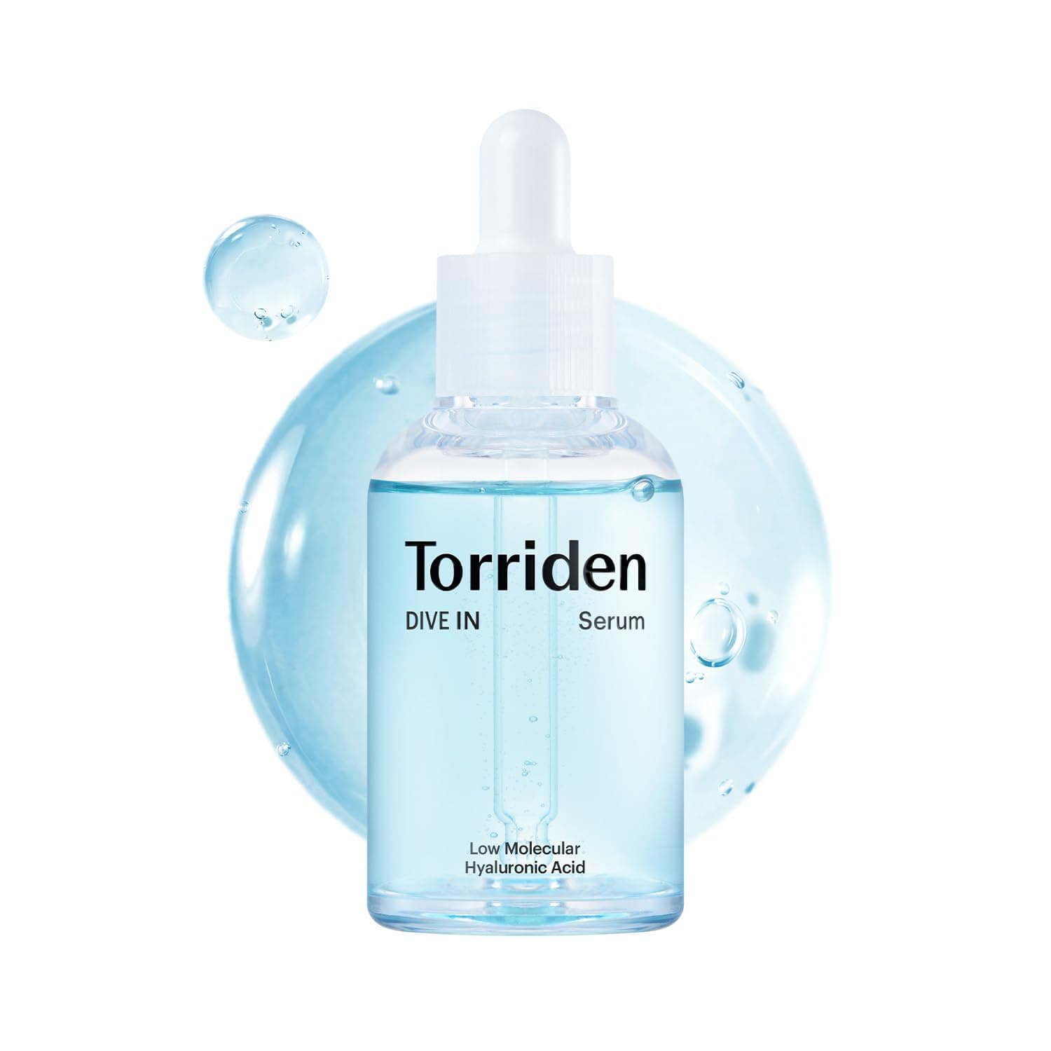 Torriden DIVE-IN Low-Molecular Hyaluronic Acid Serum, 1.69 fl oz | Deep hydration for dry skin type | Vegan, Clean, Cruelty-Free Korean Skin Care