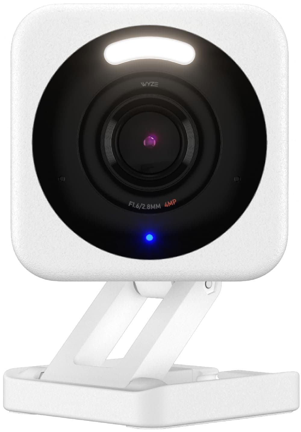 WYZE Cam v4 (Latest Model), 2.5K AI Security Camera, Indoor/Outdoor Cameras for Home Security, Vibrant Color Night Vision, No Subscription Required, Free Expert Help, White