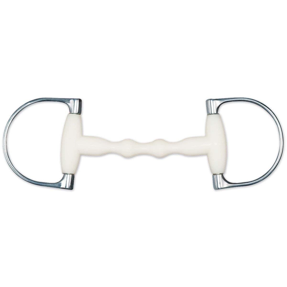 Happy Mouth King Dee Shaped Mullen Mouth Horse Bits, 5.5