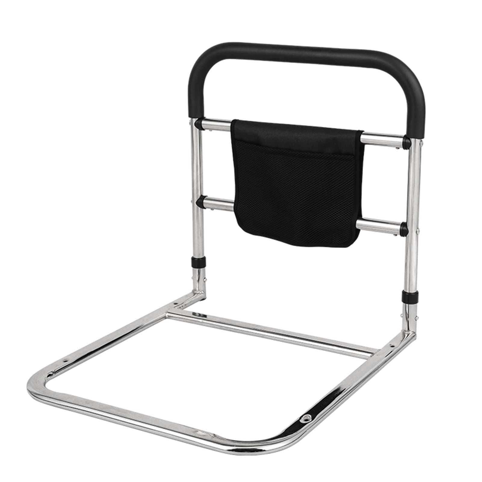 Stainless Steel Bed Rail, Standing Bar Handle Bedrail, Stability Grab Bar, for Elderly, Seniors, Adults