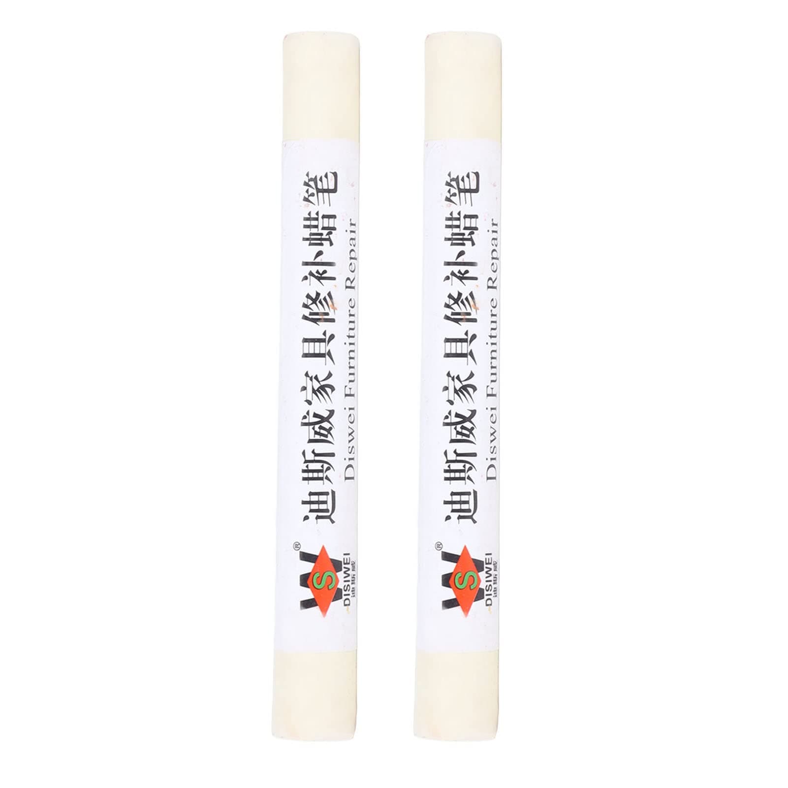 2PCS Wood Filler Sticks, Furniture Repair Kit Wood Markers Furniture Markers Touch up Wood Markers Wax Sticks for Scratches, Wood Floors (White Maple)