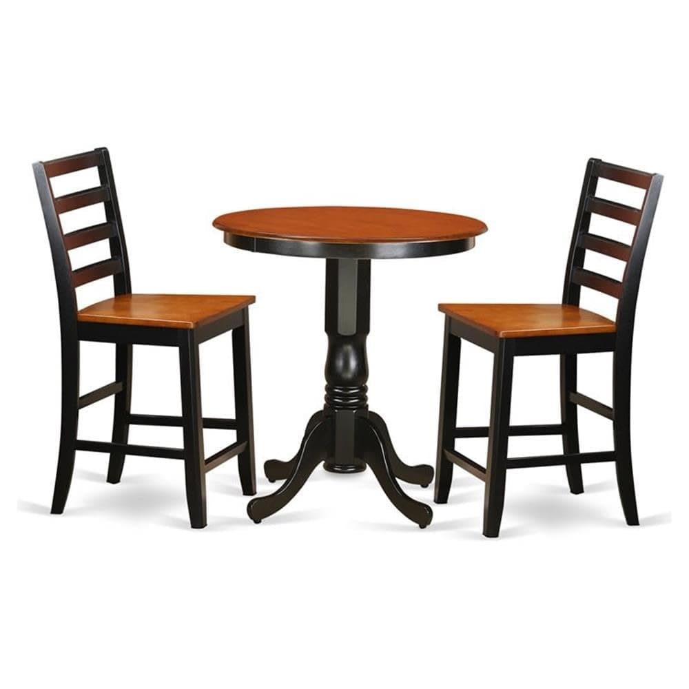 3 Pc Counter Height Set-Pub Table and 2 Kitchen bar Stool
