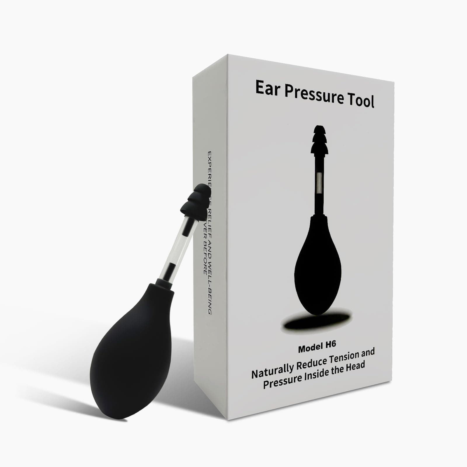 Consumer Migraine Product That Naturally Reduces Tension and Pressure from Headache and Migraine Symptoms Through Inner Ear Pressure Tool Suitable for Flying and Traveling Ear Pressure Relief Device