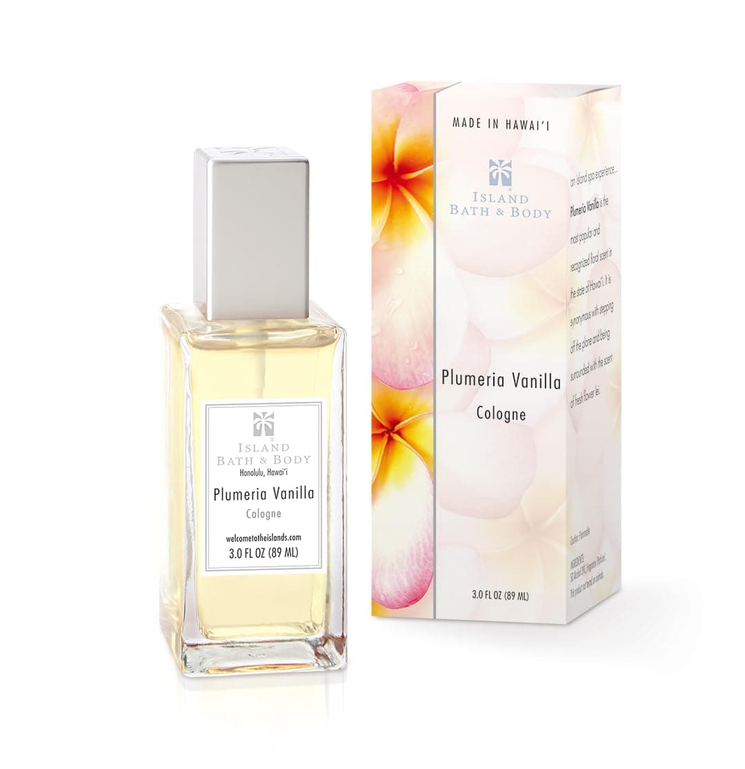 Island Bath & Body Plumeria Vanilla Cologne 3oz by Island Bath & Body