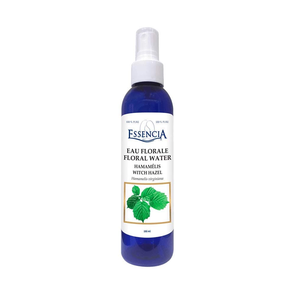 Essencia Witch Hazel Floral Water Spray 180ml, Alcohol-Free Hydrating Toner & Face Mist - Soothes, Refreshes & Balances Skin - Gentle Botanical Formula for Sensitive Skin & Daily Skincare Routines