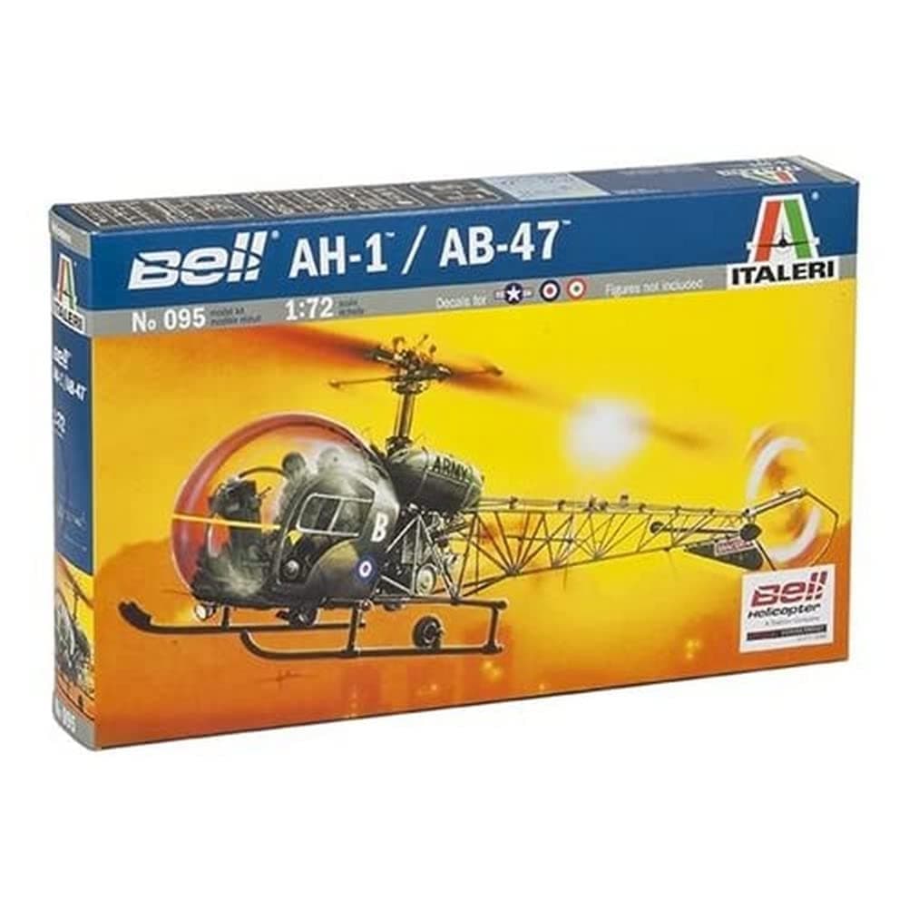 Italeri 0095S 1/72 AH-1/AB-47 Light Helicopter, 0095S