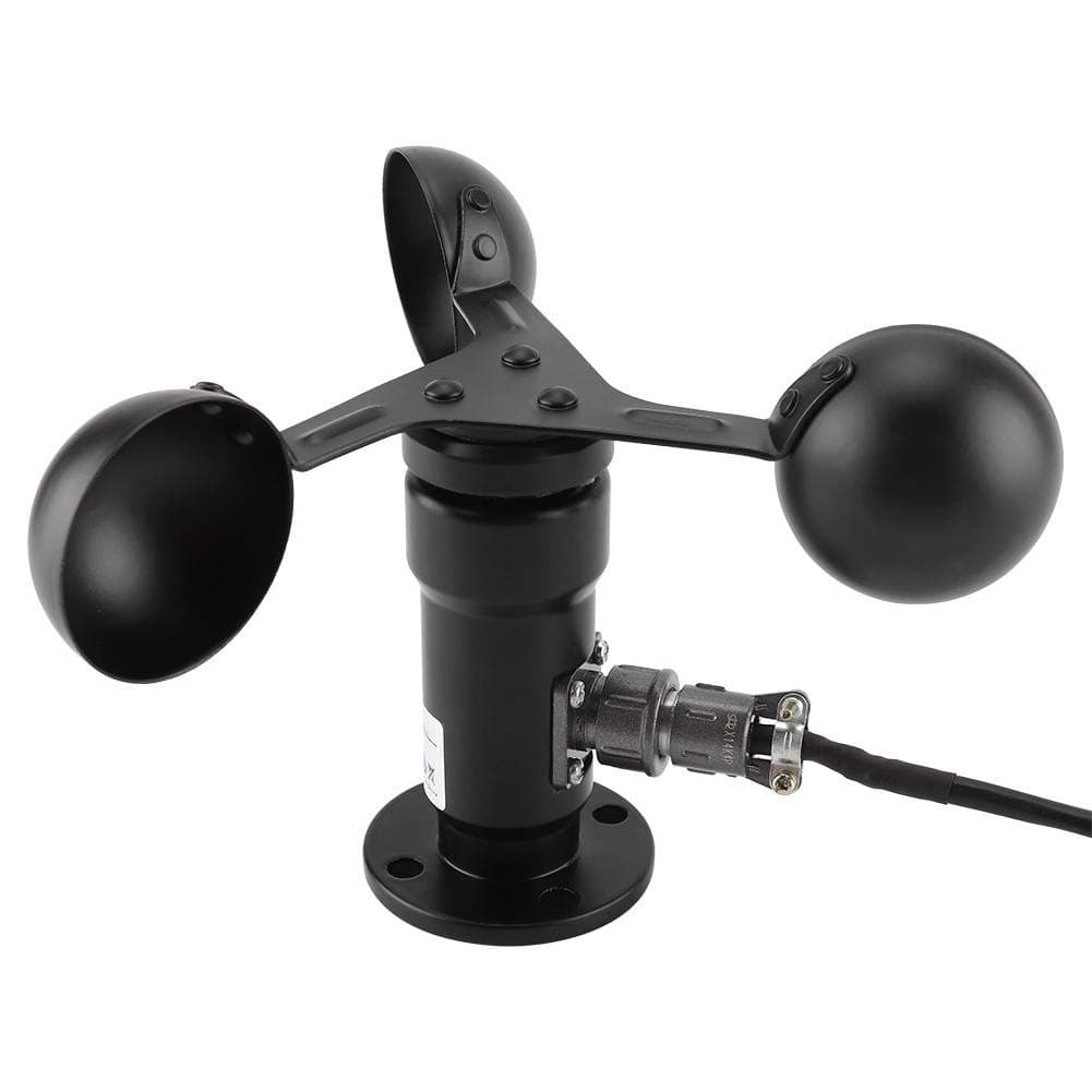 Fishlor Wind Speed Sensor, 4-20mA Aluminum Alloy Wind Anemometer