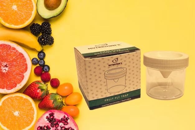 Fruit Fly Trap, Reusable, Effective, All Natural attractant, Funnel Shape for Maximum Effectiveness, Recommended for Indoor use