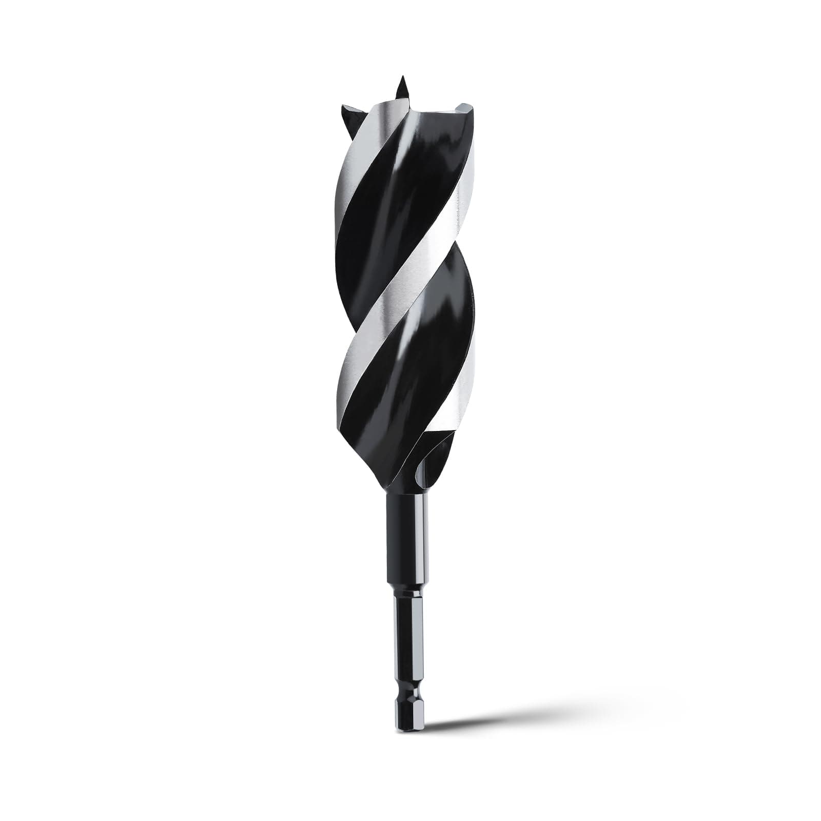 WOBLLMX 1-3/8" x 6" Auger Drill Bit for Wood,Hex Shank Tri Flute