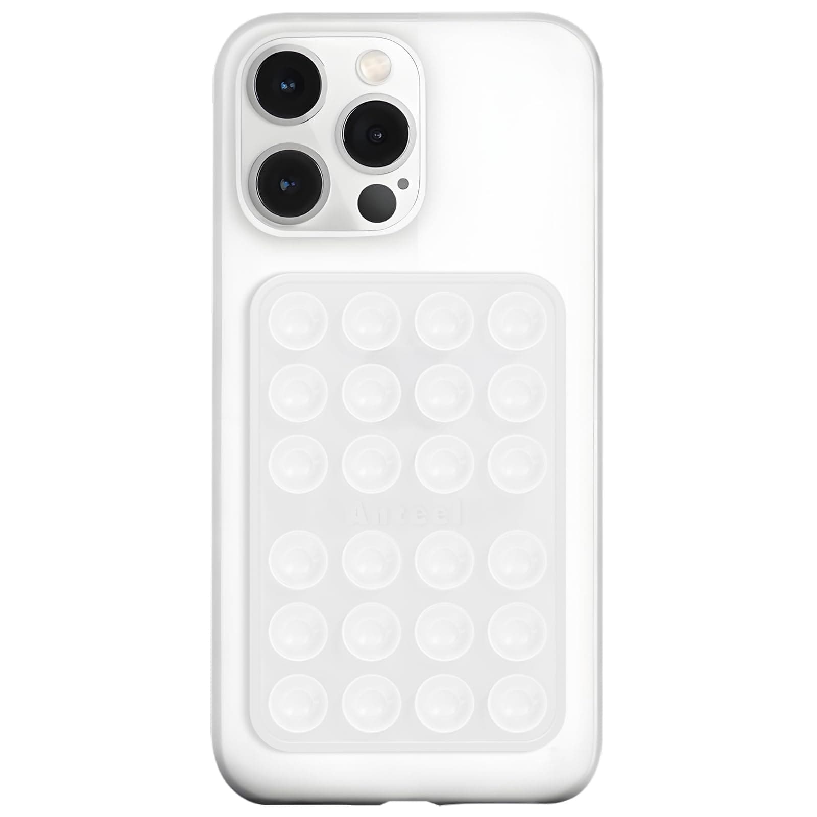 JiaJiuTong Anteel Silicone Suction Phone Case Mount (Translucent, Medium)