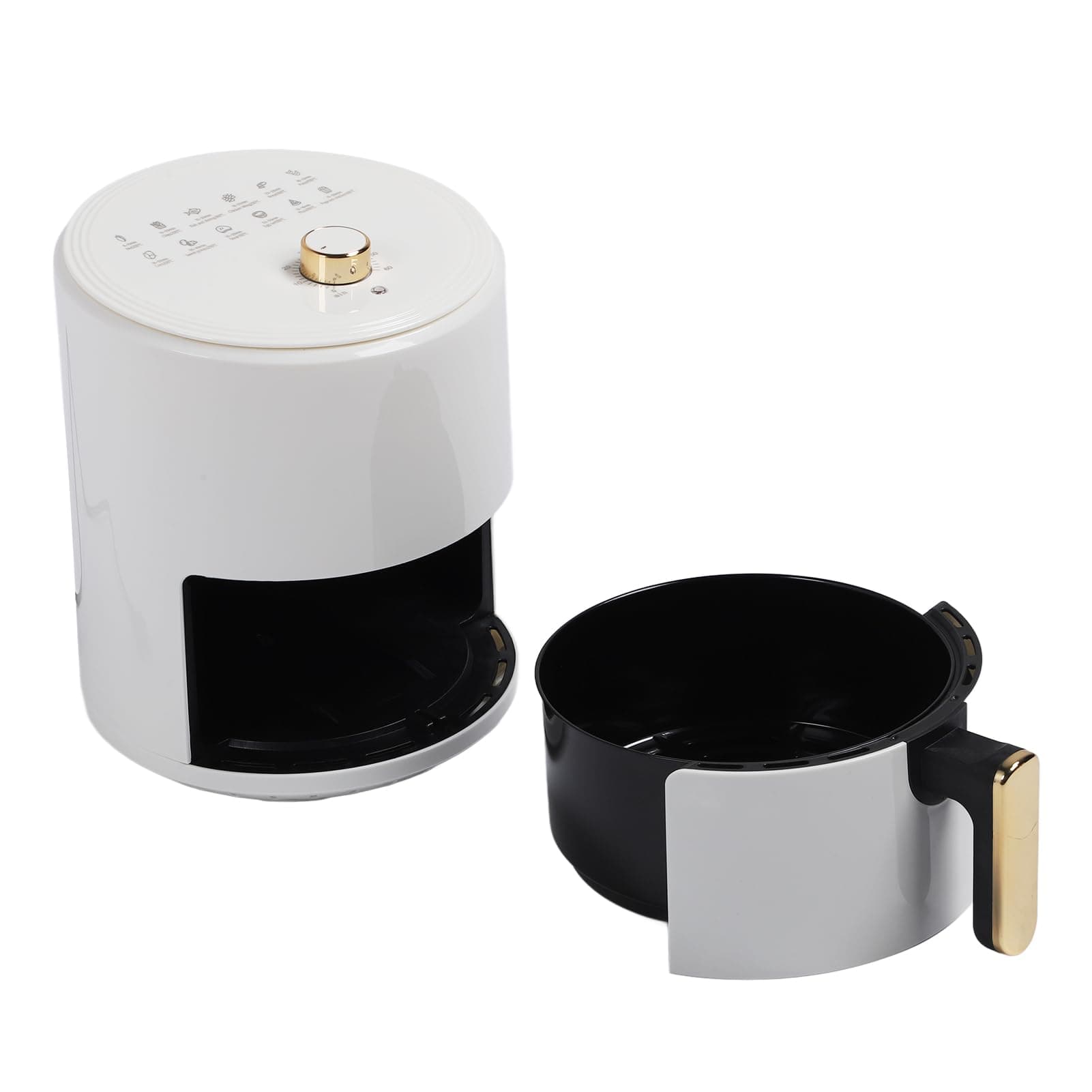 6L Air Fryer ° Temperature Control Timer Knob Kitchen Fryer Fry Basket Electric Hot Air Fryers Oven Oil Nonstick Cooker for Frying Roasting Grilling Baking