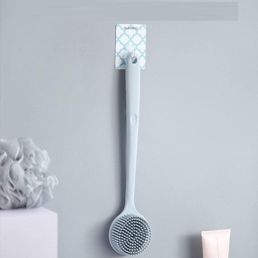 vaisag house Back Scrubber for Shower Back Brush Long Handle for Shower Skin Exfoliating Brush Body with Soft Bristles (multicolor)