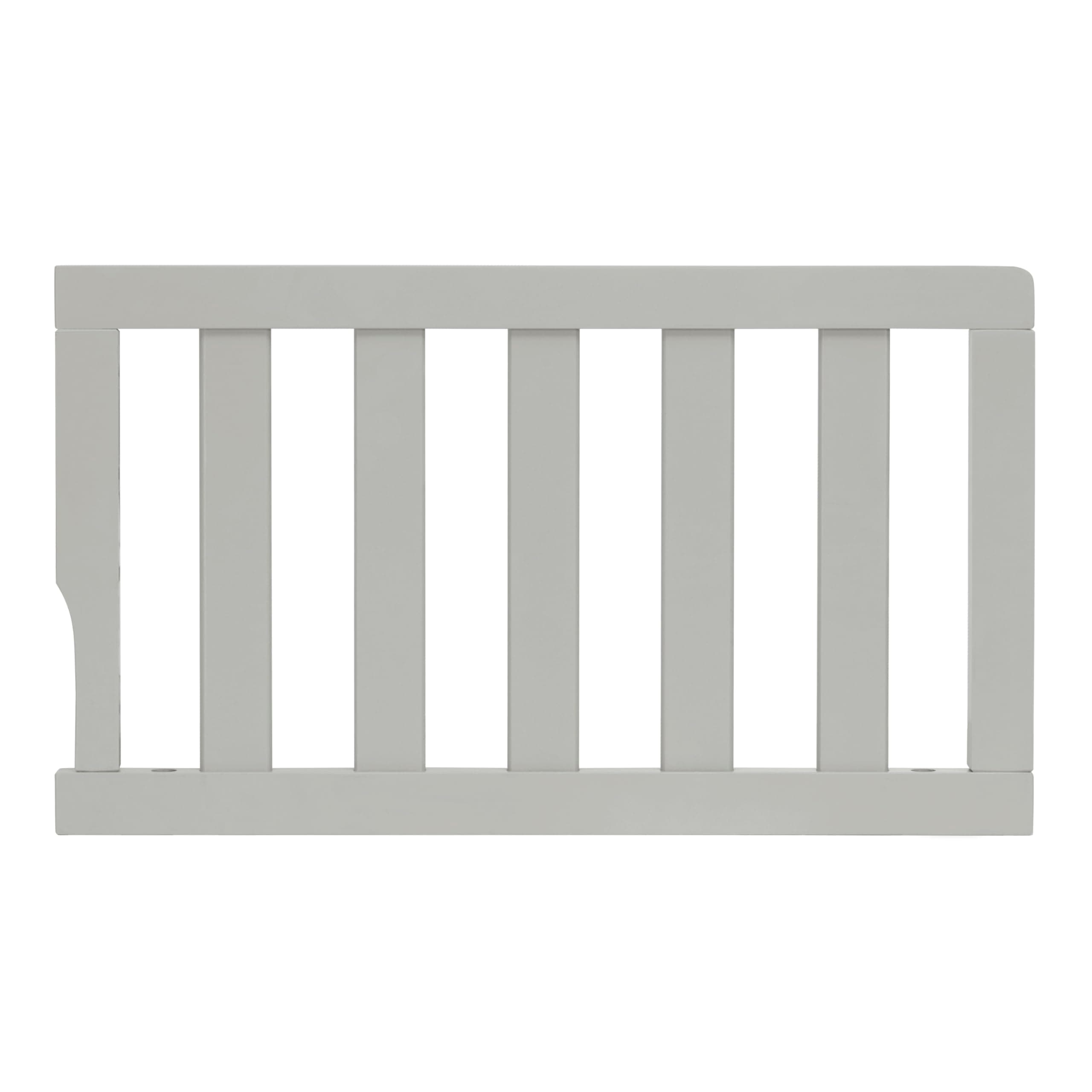 Dream On Me Toddler Guard Rail for Convertible Crib, Solid Wood Bed Rail for Toddler Bed Conversion, Cool Grey