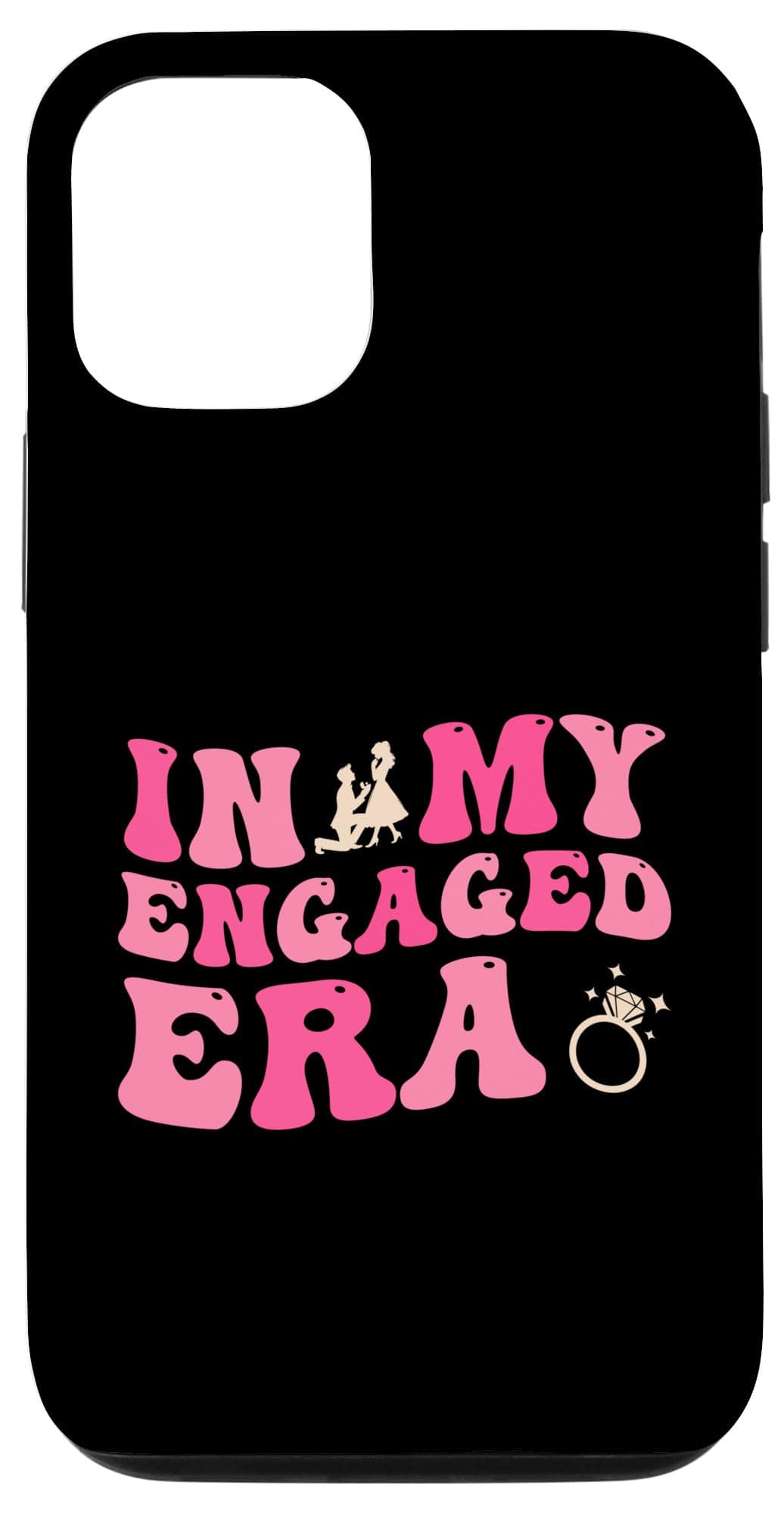 Funny Engagement Fiance In My Engaged Era Bachelorette Party Case for iPhone 12/12 Pro