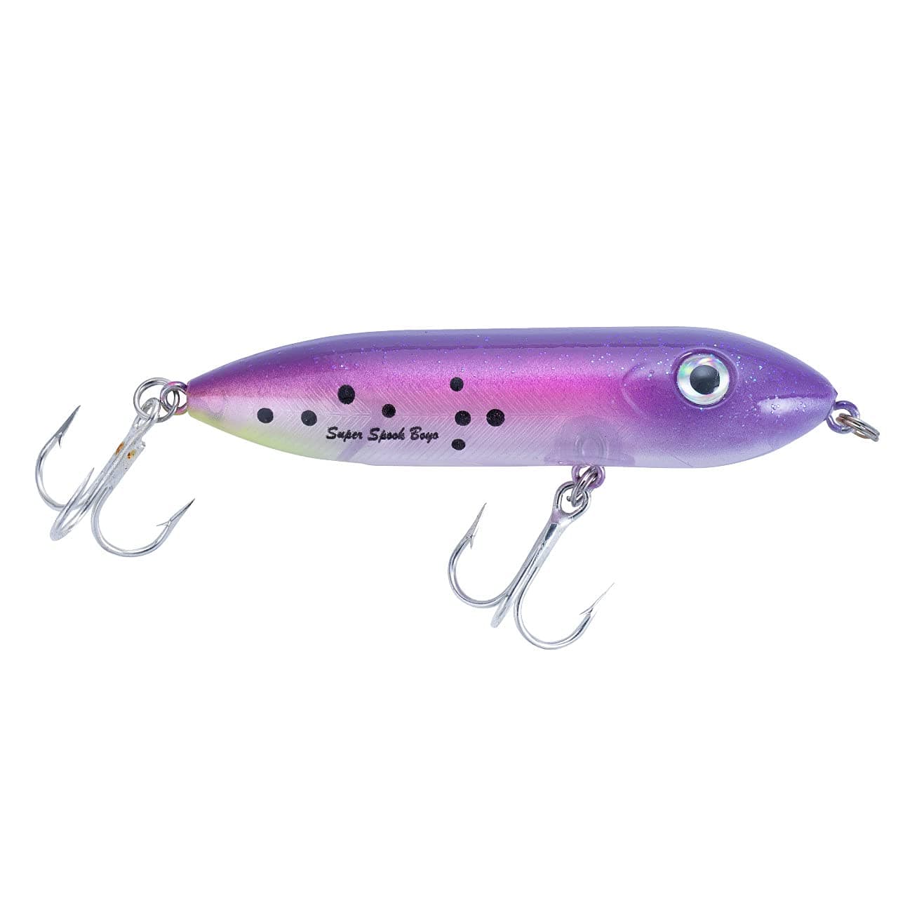 Heddon Super Spook Boyo 3" Topwater Fishing Lure, 3/8 Ounce, Spec Magic