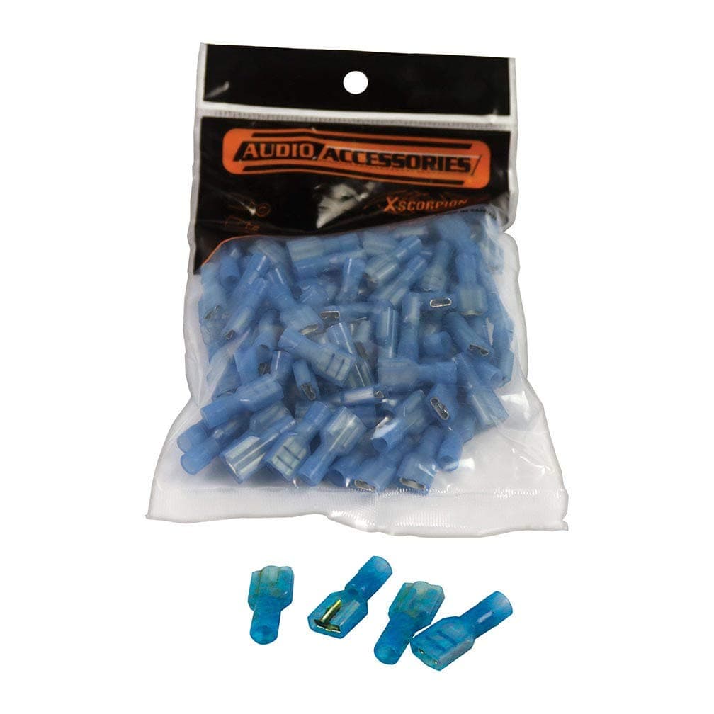Quick Disconnect 16/14 Ga; Female; Blue; Xscorpion; 100/Bag