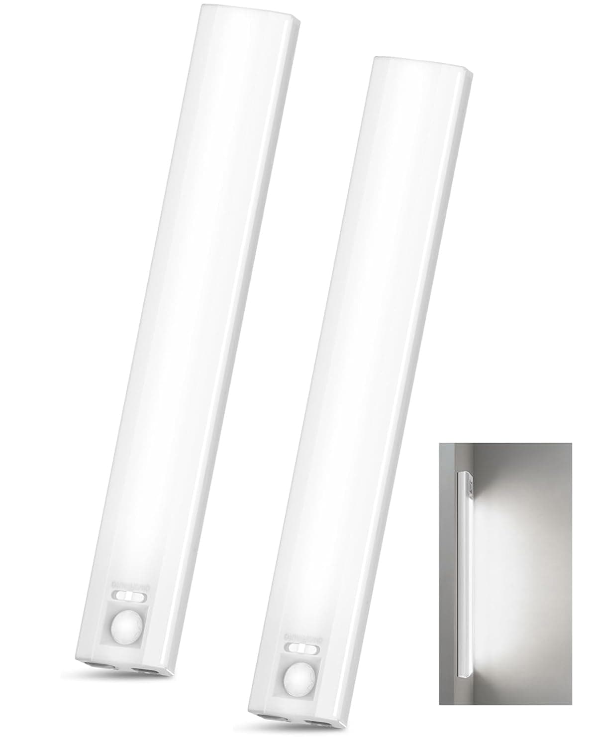 2-Pack 10inch Under Cabinet Lighting, 6500K Motion Sensor Lights Indoor