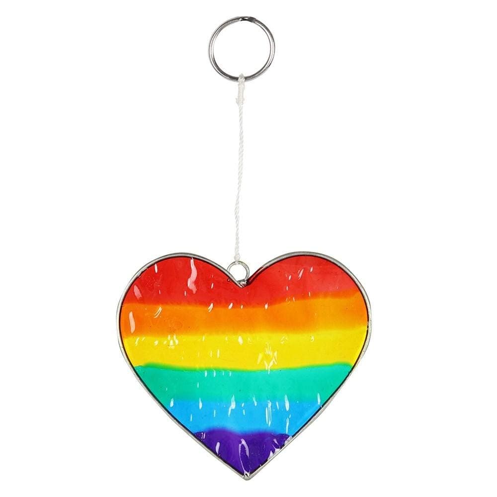 Something Different Heart Suncatcher (One Size) (Multicolored)