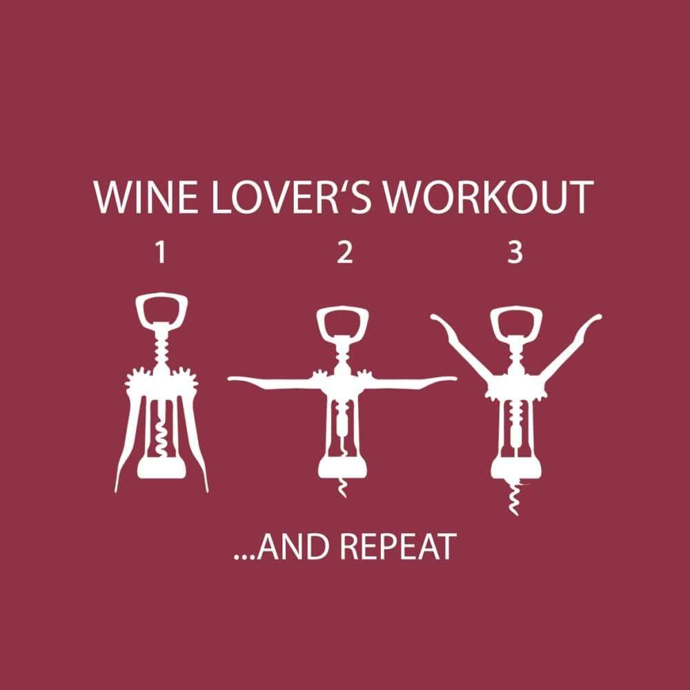 Paperproducts Design Paper Napkins (20 Pack), Wine Lovers Workout, Multicolor