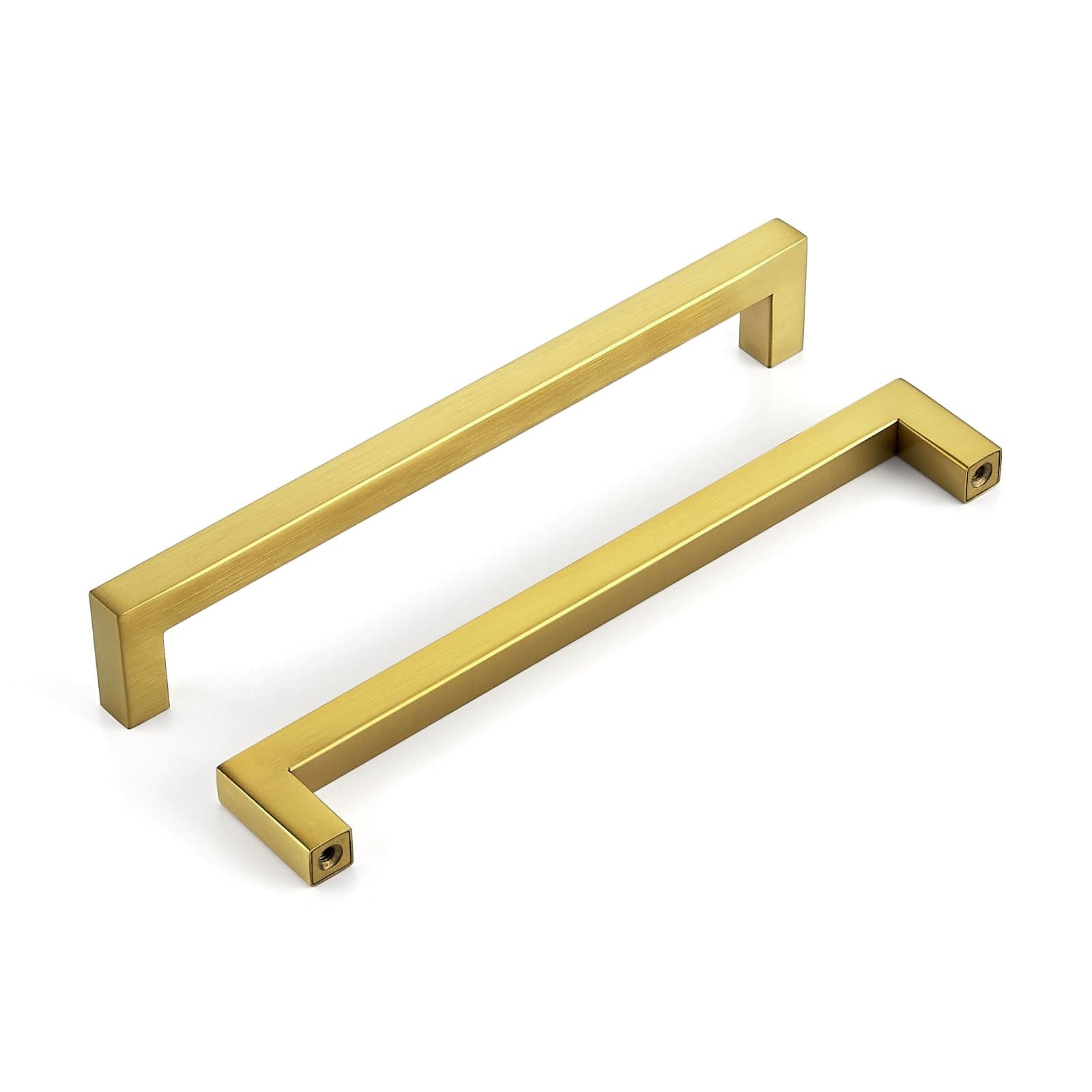HOME EDIT Gold Square Drawer Handles & Pulls 7-1/2 Inch,30 Pack
