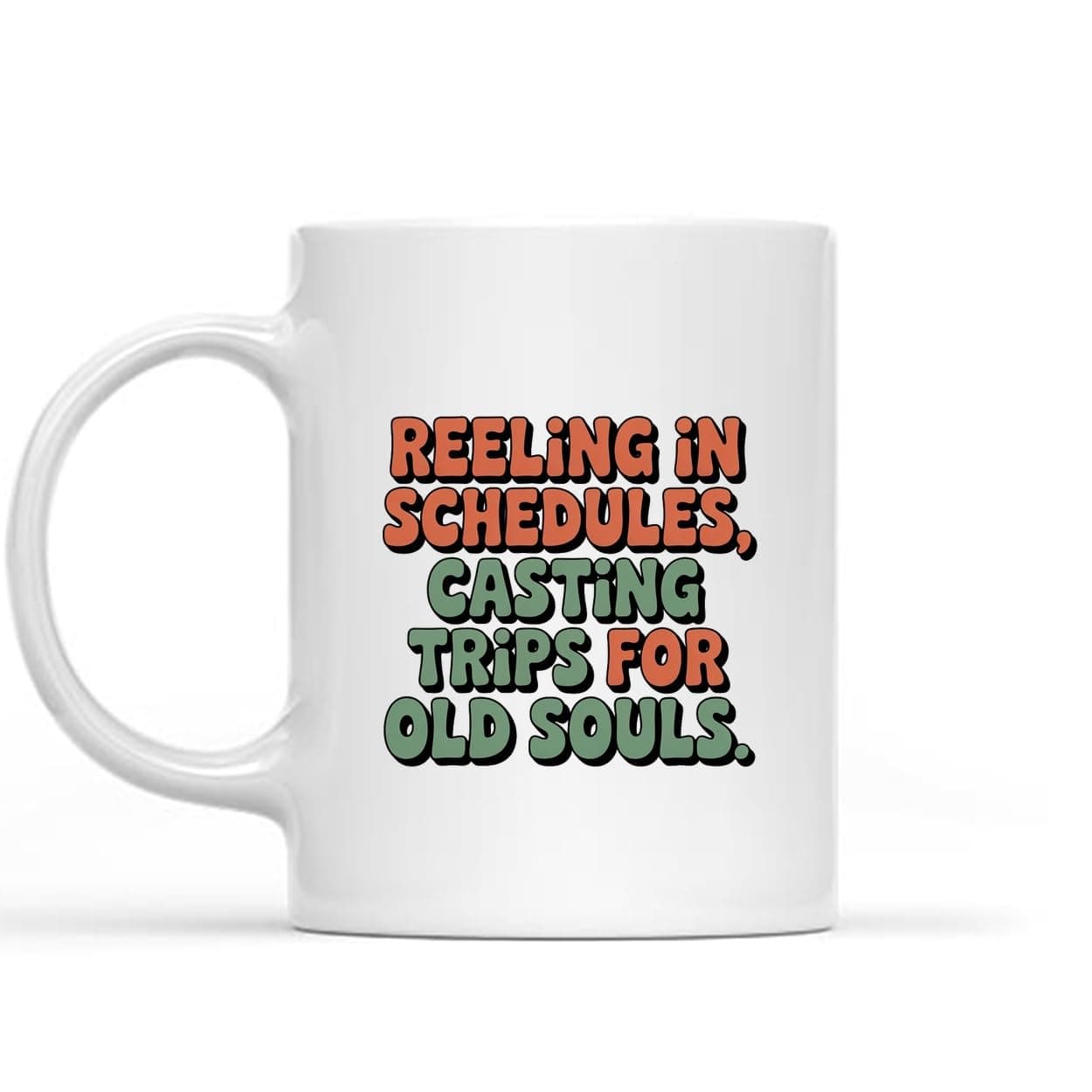 Lydia Junipher Travel Manager Fishing Gen X Coffee Mug