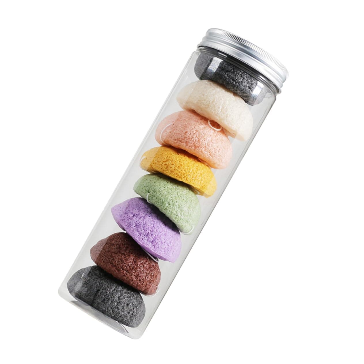 PartyKindom 8Pcs Facial Sponges Gentle Exfoliating Cleansing Sponges for Daily Skin Care Soft Material for