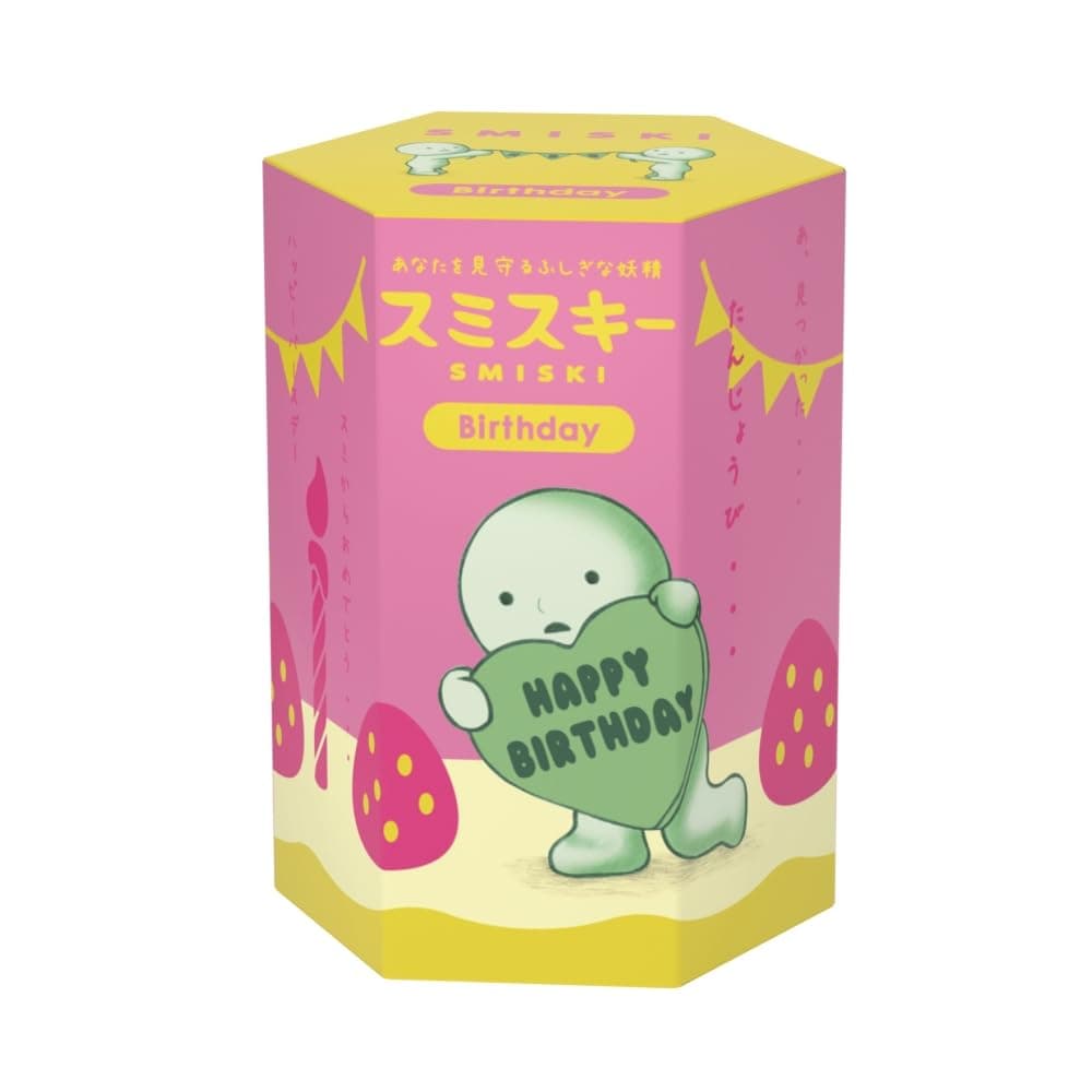Dreams Smiski Glow in The Dark Figure, Birthday Series, 10th Anniversary Celebration, Assorted Random Style, 1 Pack