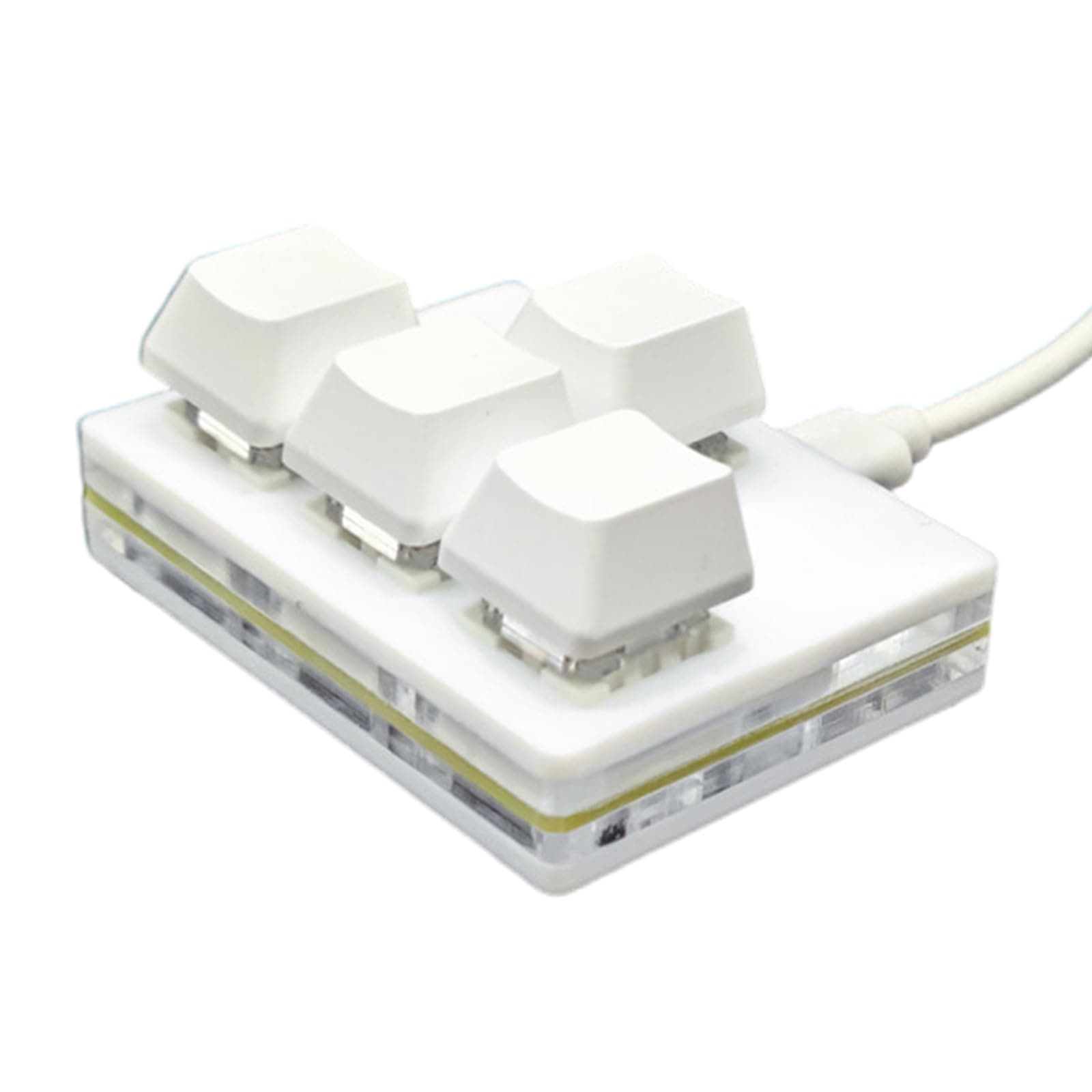 4-Key Keypad WASD Arrows Key Keycaps Keyboard Single-Hand Mechanical Gaming Keypad Programmable USB Customized Keyboard
