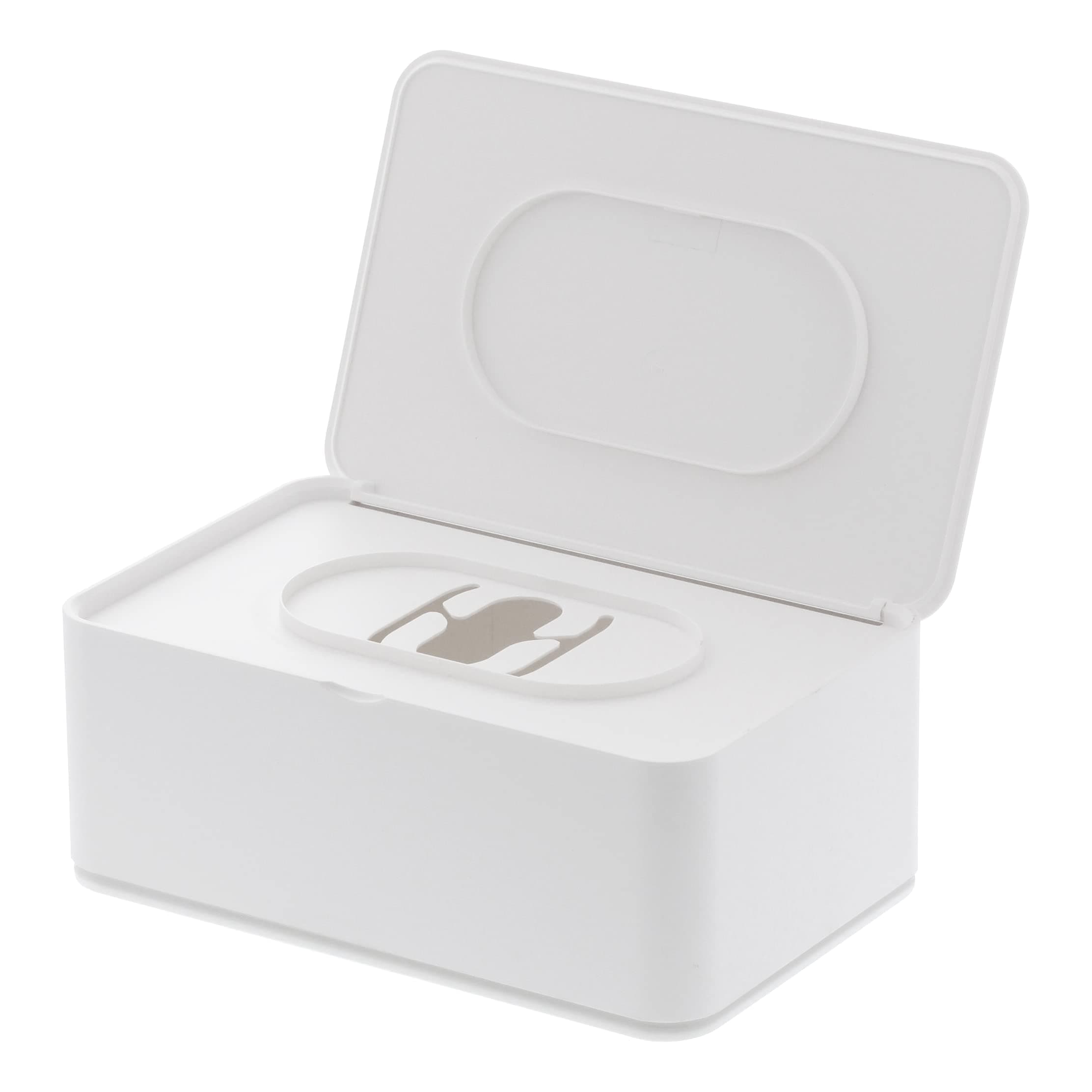 Yamazaki 3255 SMART Wet Wipes Storage Box, White, ABS Resin/Polyethylene, Minimalist Design, 19 x 12 x 7.5 cm (L x W x H)
