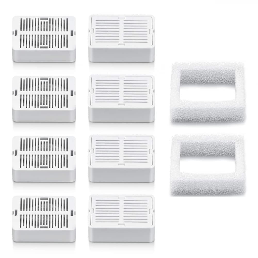 10Pcs Water Replacement, for Ceramic Pet Drinking Steel Pet Water