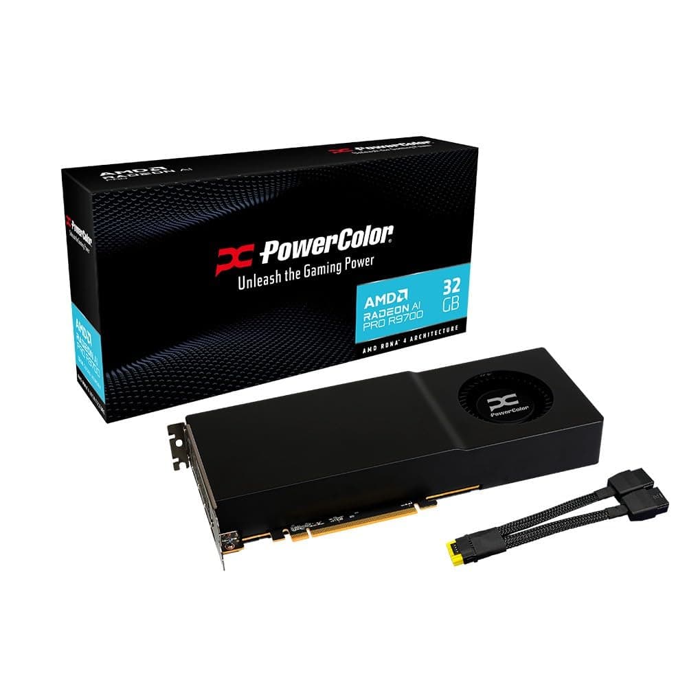 PowerColor AMD Radeon AI PRO R9700 32GB GDDR6