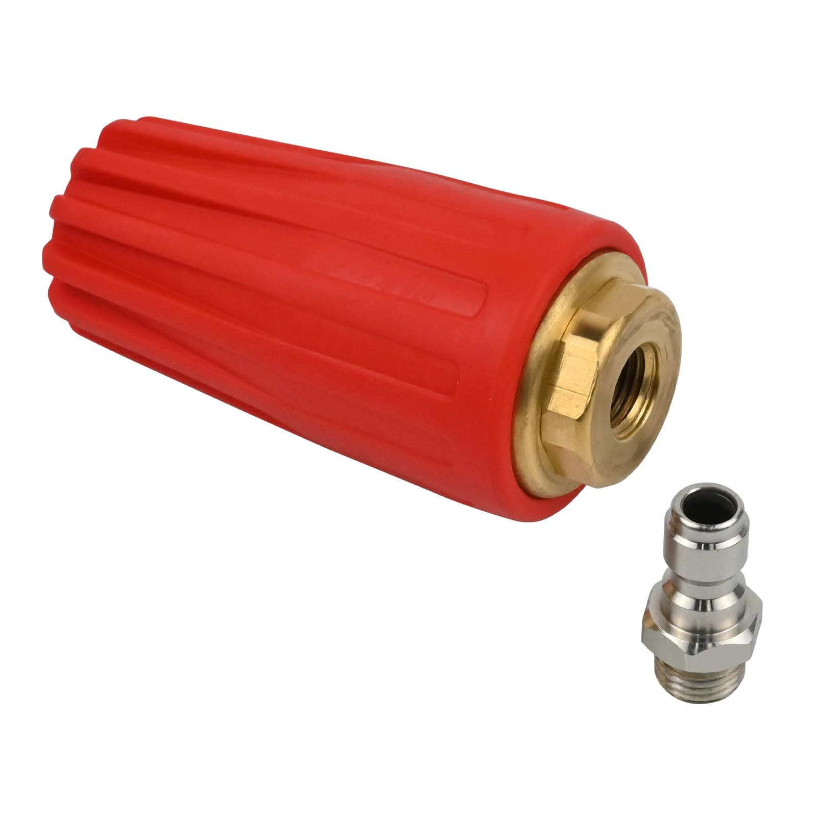 4.0 GPM 4.0 Orifice 2600-5100 PSI 360° Rotating nozzles Pressure Washer Turbo Nozzle plug with Quick Connect 1/4" Pressure Washer Tips