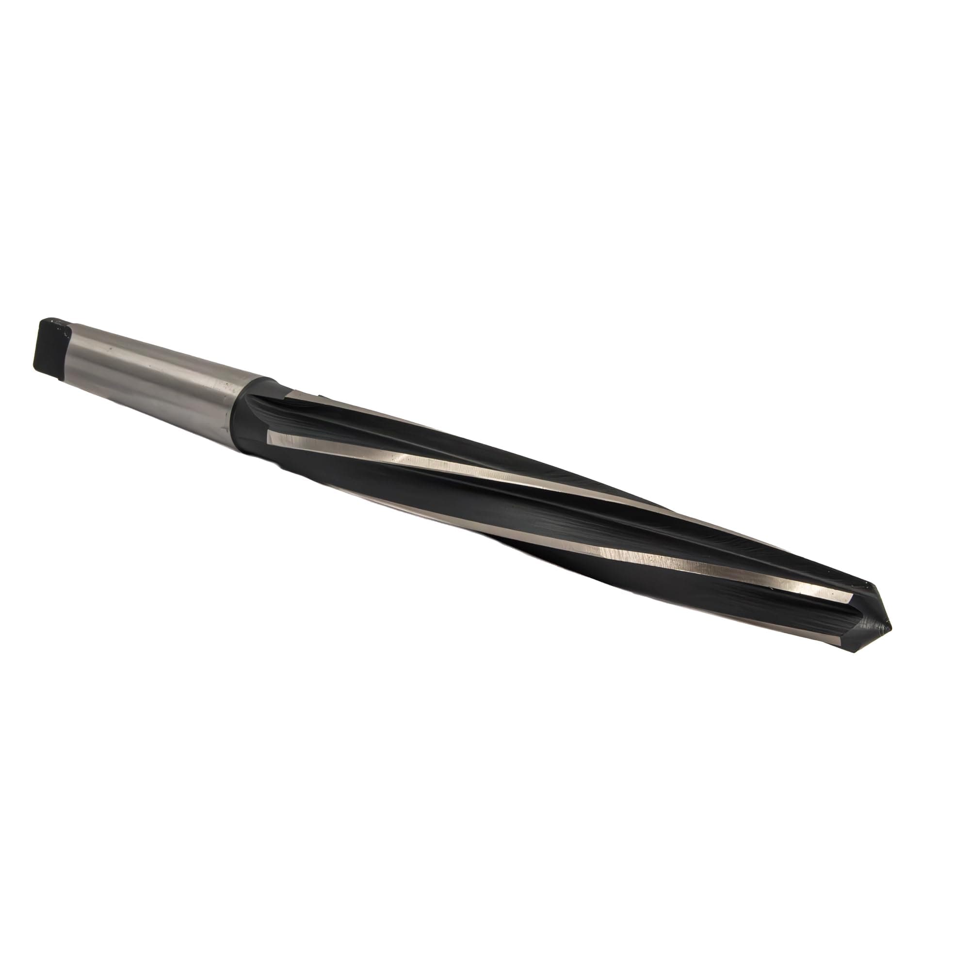 Drill America DWRRB Series Qualtech High-Speed Steel Bridge Reamer, Spiral Flute, Morse Taper Shank, Uncoated (Bright) Finish, 1-1/4" Size (Pack of 1)