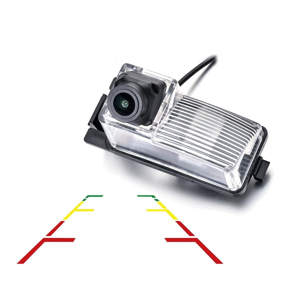 Vlicevrn Fisheye Vehicle Panoramic Car Rear View Camera 170° Wide Viewing Angle Night Vision Backup Parking Camera IP68 for Nissan Versa Tiida Livina Pulsar Latio Fairlady Z 350Z 370Z GT-R (R35) Leaf