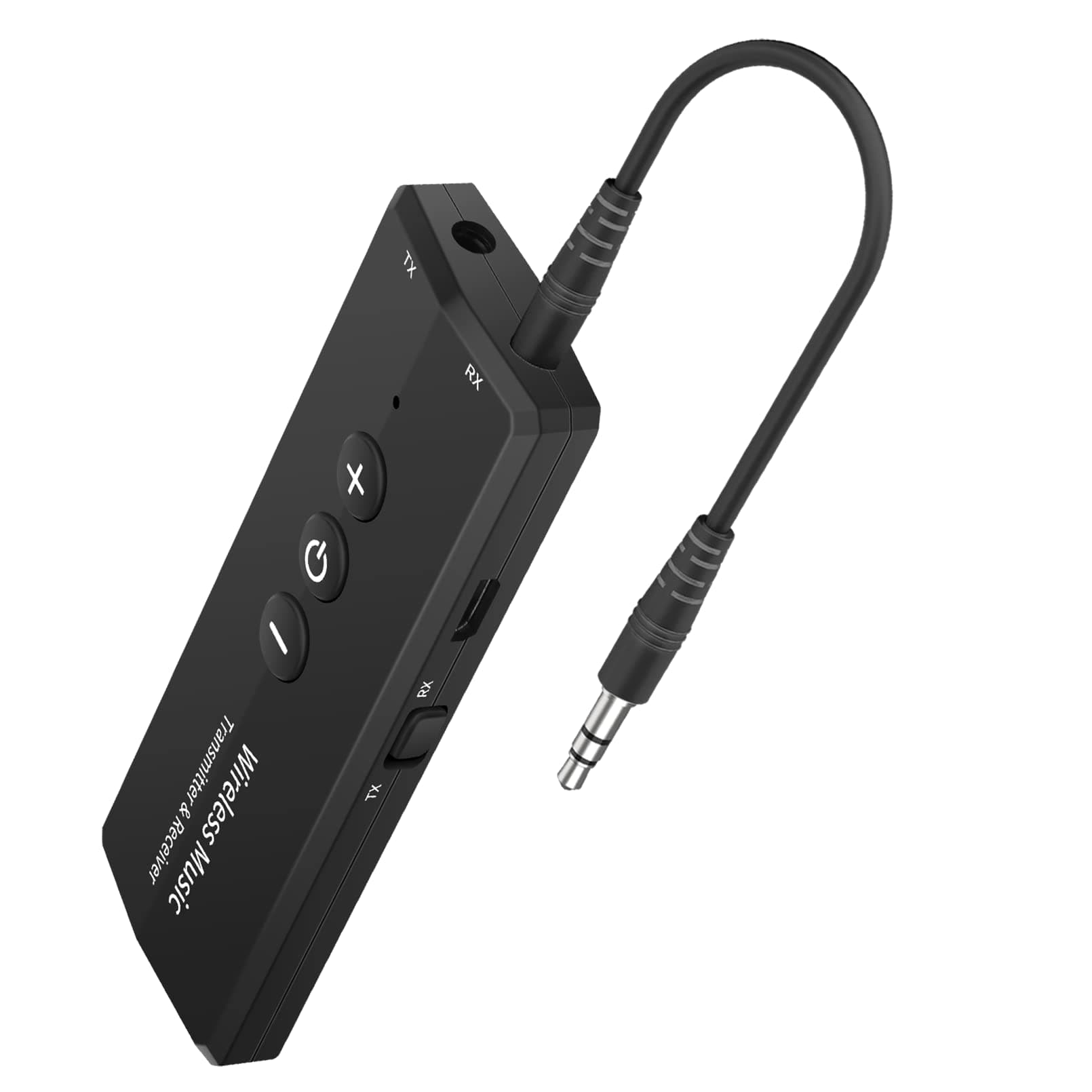 Bluetooth 5.0 Transmitter Receiver 3-in-1, Portable Wireless Audio Adapter, Rechargeable Bluetooth AUX Adapter with 3.5mm AUX for TV PC Headphones Car/Home Stereo System