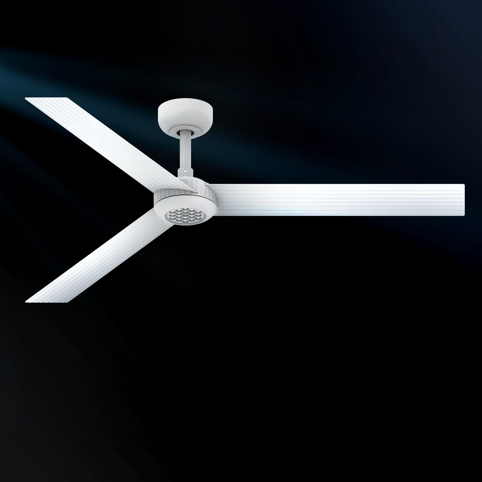 TALOYA 52 inch Modern Ceiling Fan with Lights,Remote Control,3 Metal Blades,White Finish,6-Speed,Dimmable, Noiseless Reversible DC Motor,Indoor/Outdoor Ceiling Fan for Living Room Bedroom patio