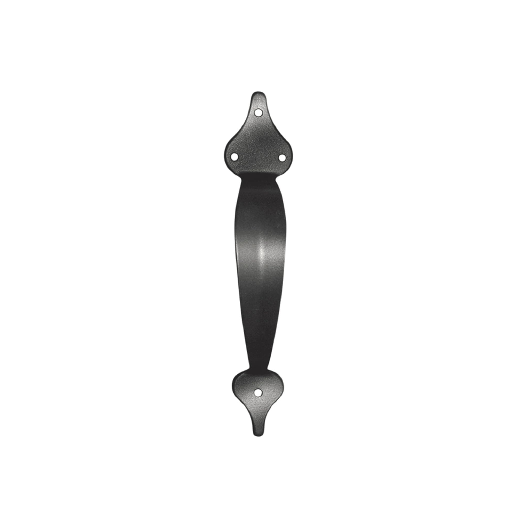 Nuvo Iron GHW10/B-MP24 Black Ornamental Steel Gate Pull Handle-24 Units