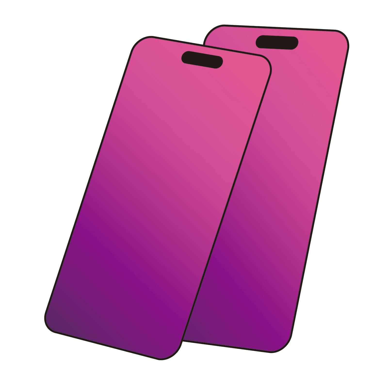 Privacy Screen Protector for iPhone 16 Pro Max Tempered Glass 2 Pack[Red]