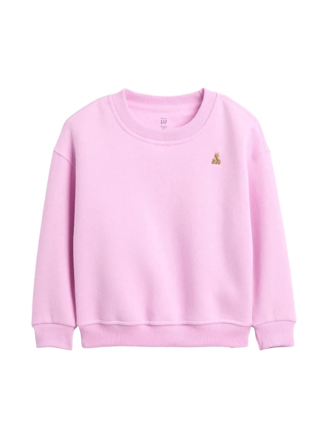 GAP Baby-Boys Icon Pullover Crew Glowing Pink 18-24M